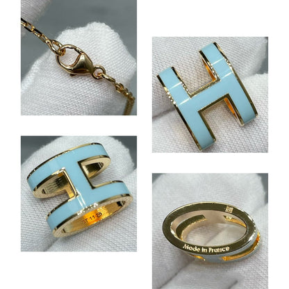 [Regal Gem]POP H SKY BLUE NECKLACE