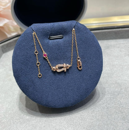 [Regal Gem]FORCE 10 DIAMOND CHAIN LINK PINK GOLD BRACELET