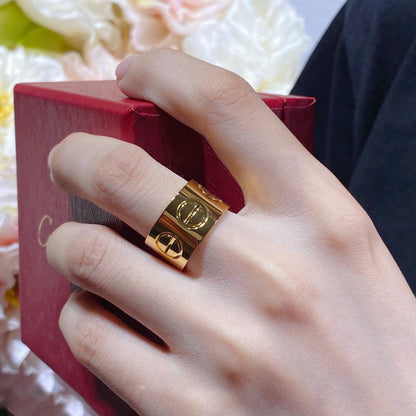 [Regal Gem]LOVE 11MM LARGE RING