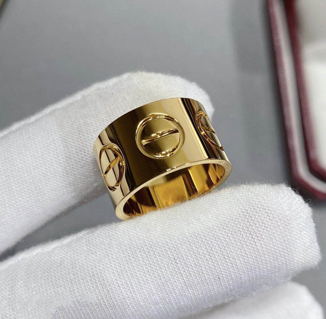 [Regal Gem]LOVE 11MM LARGE RING