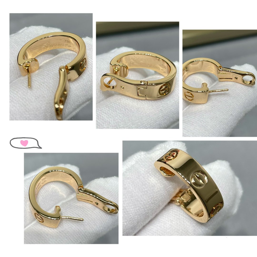 [Regal Gem]LOVE 5.5MM EARRINGS