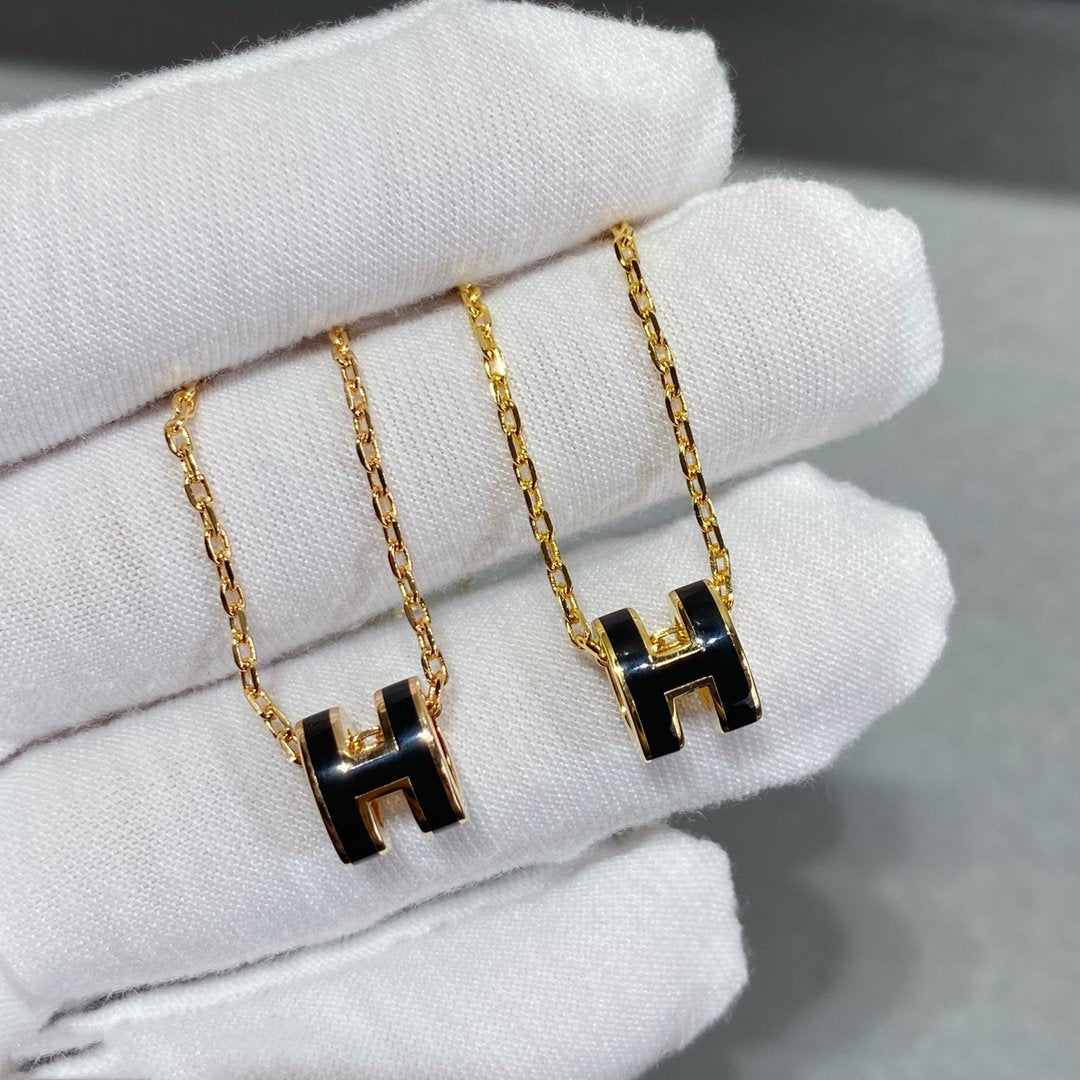 [Regal Gem]MINI POP H NECKLACE