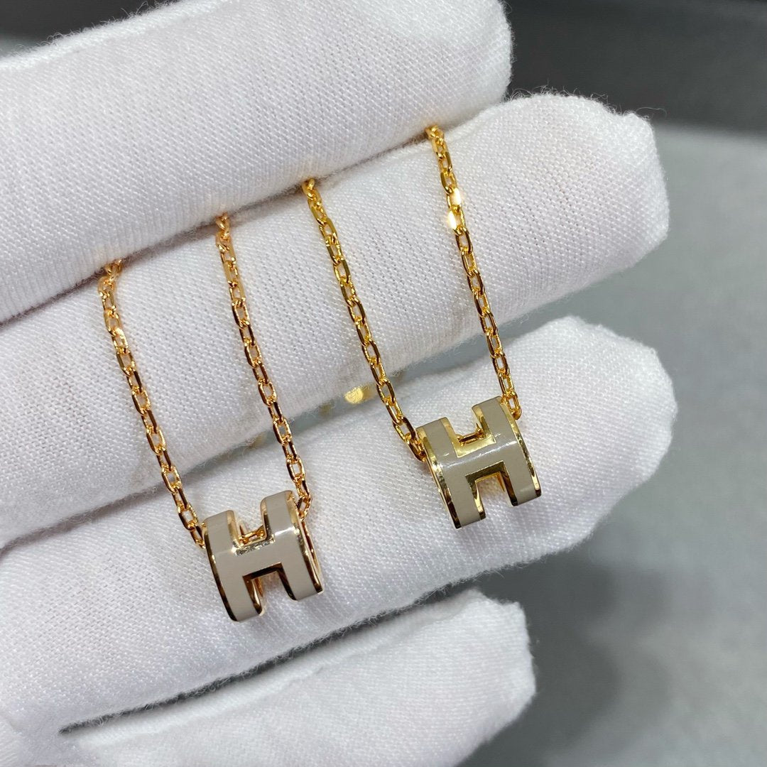 [Regal Gem]MINI POP H NECKLACE