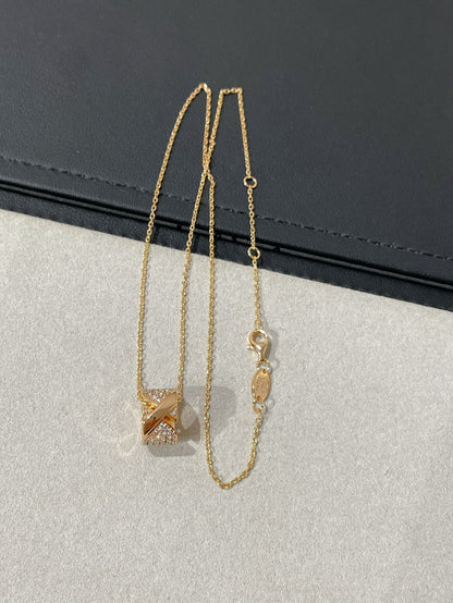 [Regal Gem]LIENS EVIDENCE DIAMOND PAVED NECKLACE