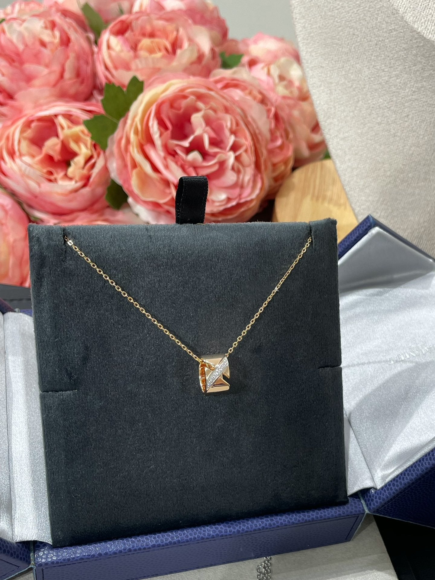 [Regal Gem]LIENS EVIDENCE DIAMOND NECKLACE