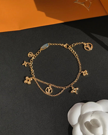 [Regal Gem]BLOOMING PINK GOLD MOP BRACELET