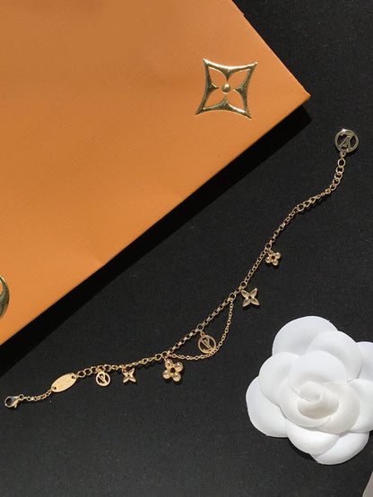 [Regal Gem]BLOOMING PINK GOLD MOP BRACELET