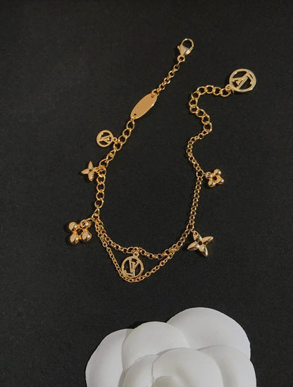 [Regal Gem]BLOOMING PINK GOLD MOP BRACELET