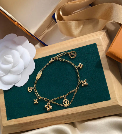 [Regal Gem]BLOOMING PINK GOLD MOP BRACELET