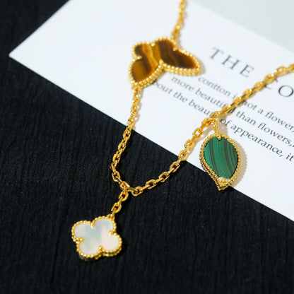 [Regal Gem]LUCKY SPRING 5 MOTIF GOLD BRACELET