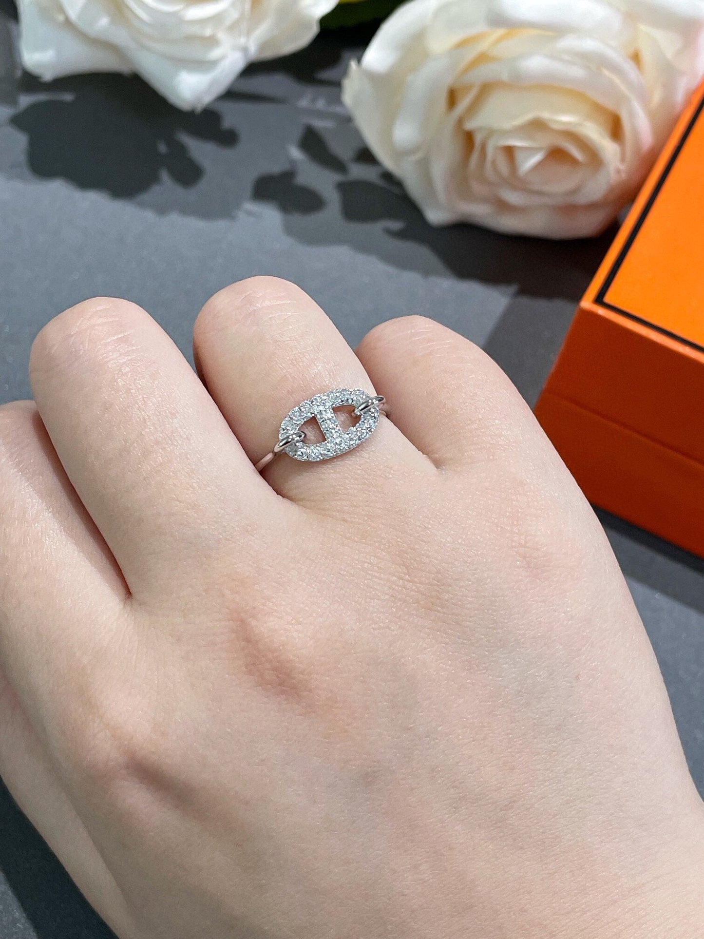 [Regal Gem]RONDE SMALL DIAMOND RING