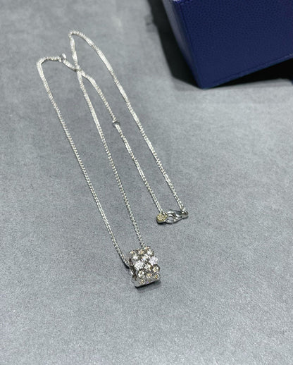 [Regal Gem]BEE LOVE DIAMOND PAVED 3 ROW NECKLACE