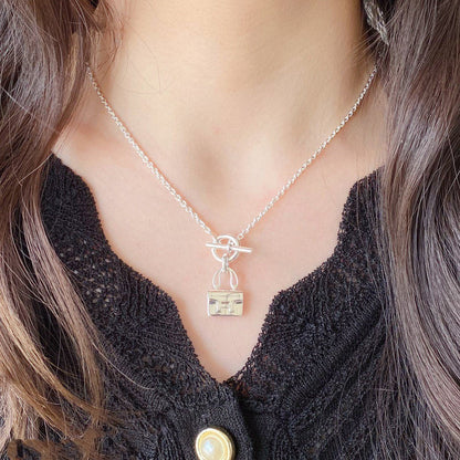 [Regal Gem]CONSTANCE PEDANT SILVER NECKLACE