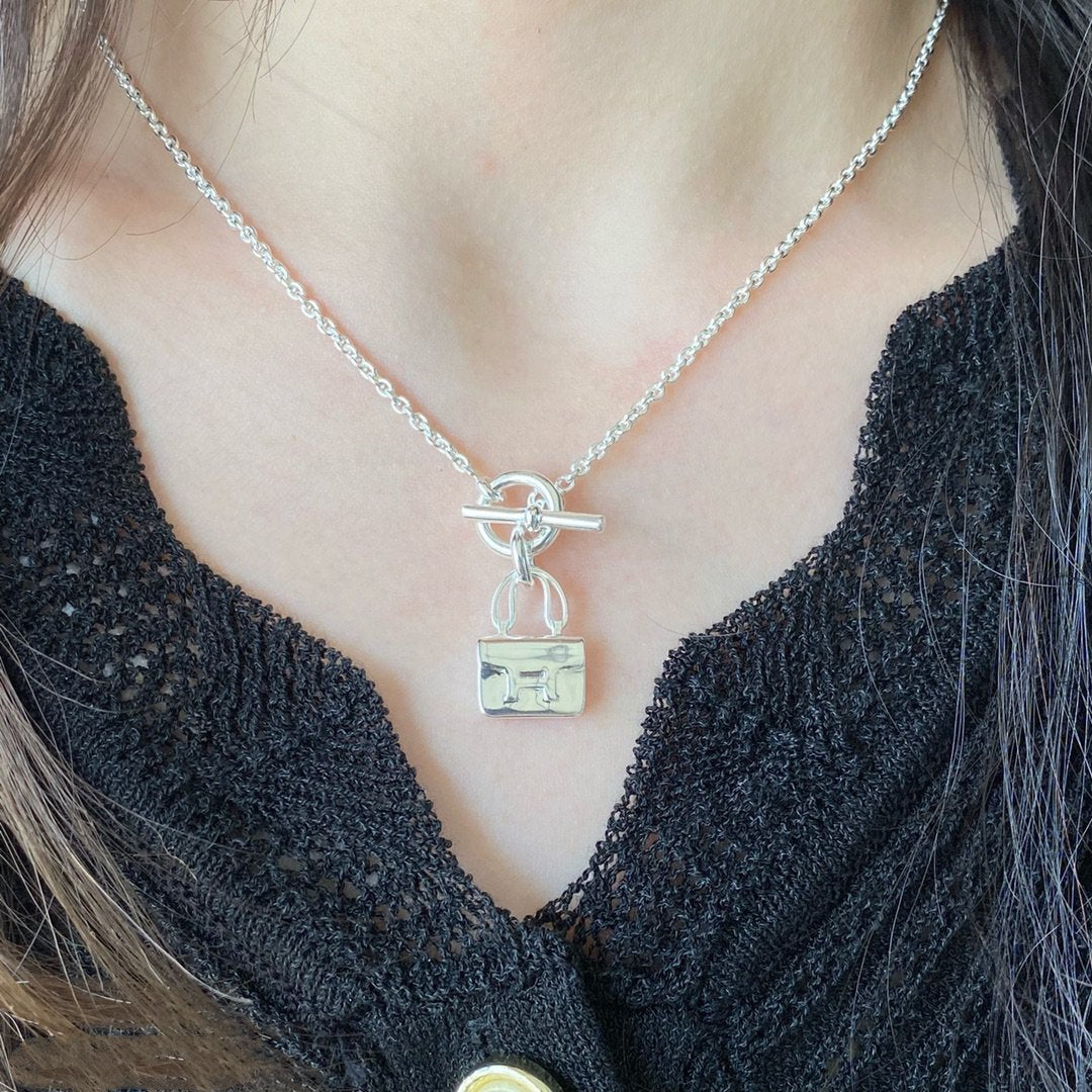 [Regal Gem]CONSTANCE PEDANT SILVER NECKLACE