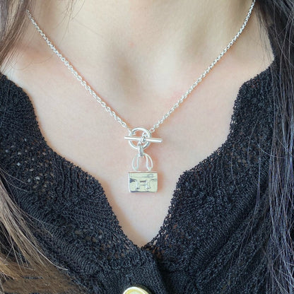 [Regal Gem]CONSTANCE PEDANT SILVER NECKLACE