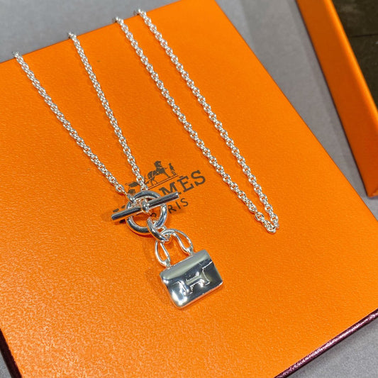 [Regal Gem]CONSTANCE PEDANT SILVER NECKLACE