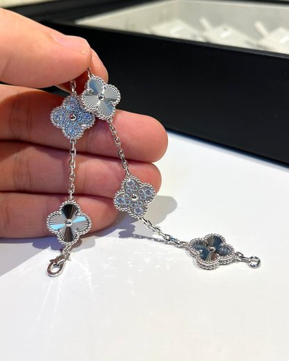 [Regal Gem] CLOVER 5 MOTIF LASER BRACELET COLLECTION