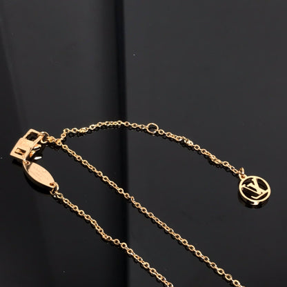 [Regal Gem]COLOR BLOSSOM PINK MOP SUN GOLD NECKLACE