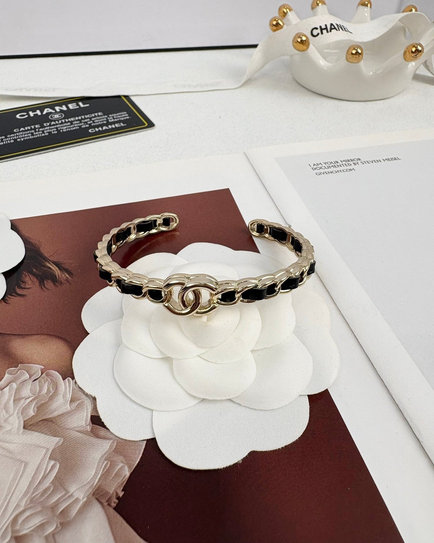 [Regal Gem]Double C Open Bangle