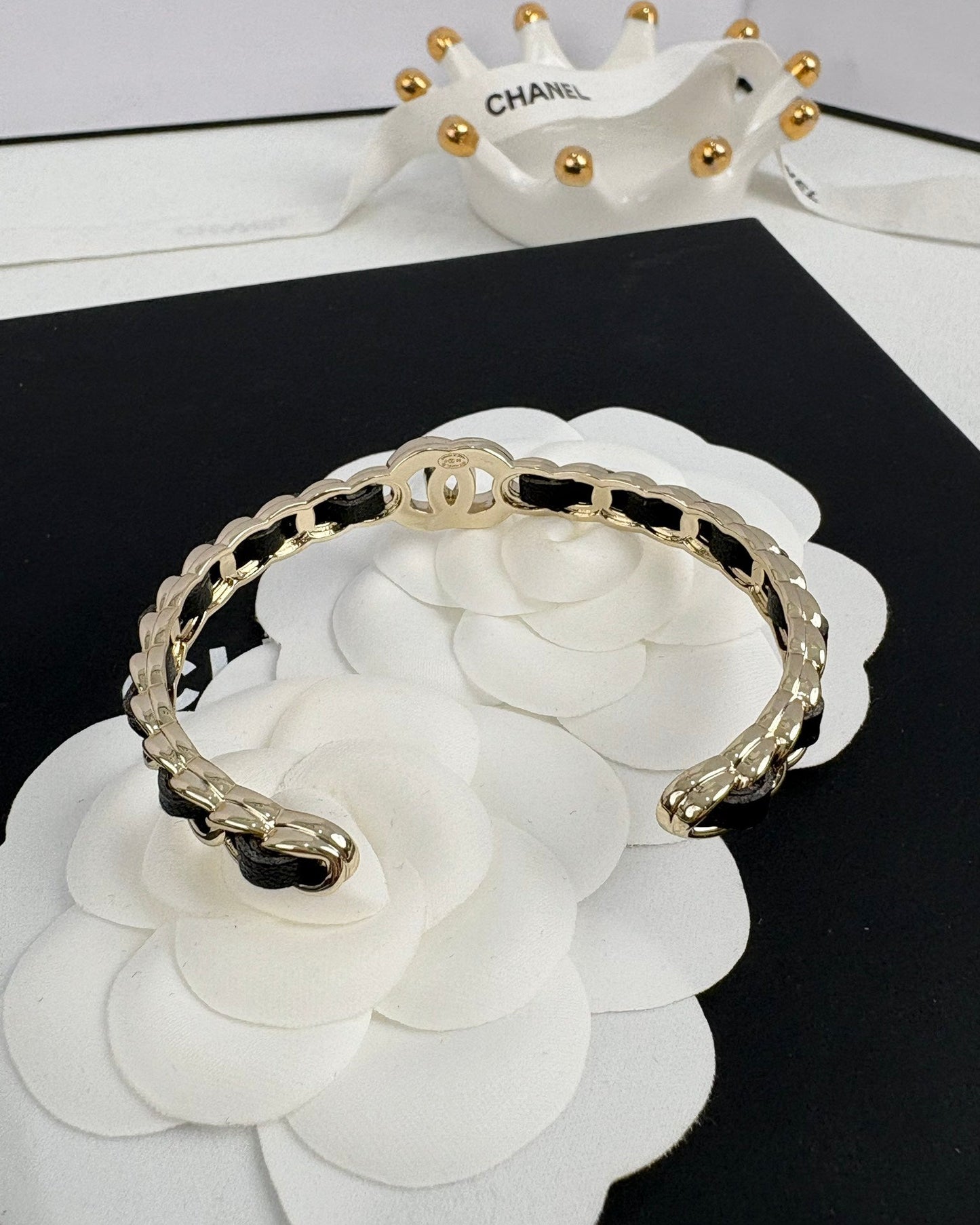 [Regal Gem]Double C Open Bangle