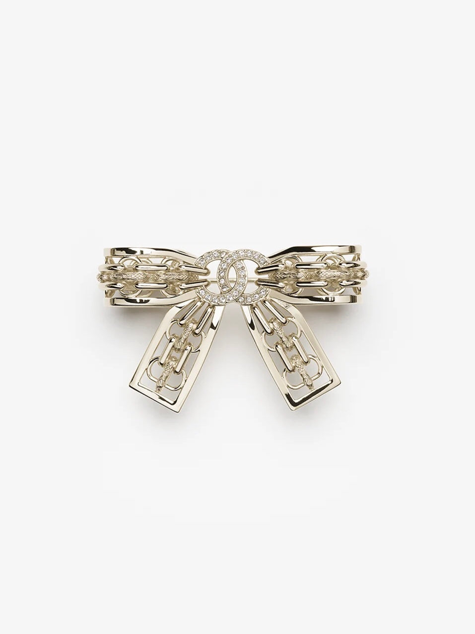 [Regal Gem]25K Hollow Bow Brooch