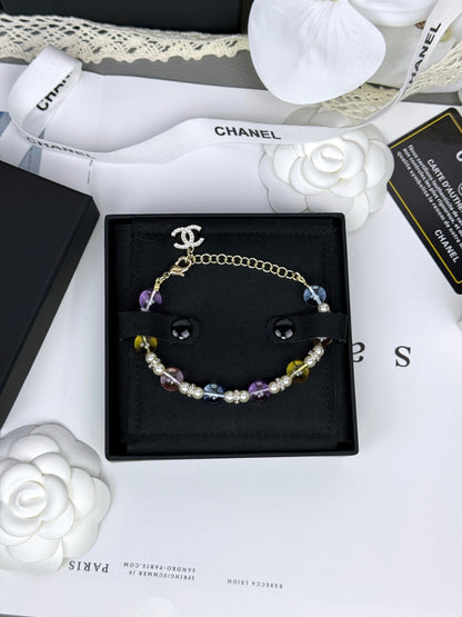 [Regal Gem]Colorful Transparent Resin Bracelet