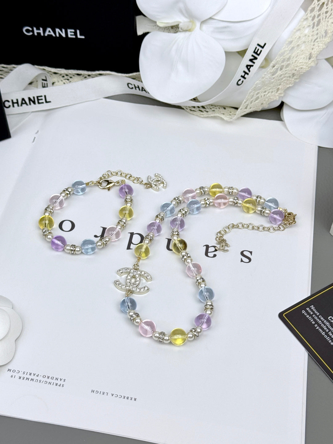 [Regal Gem]Colorful Transparent Resin Bracelet