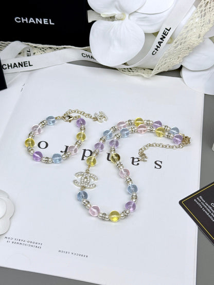 [Regal Gem]Colorful Transparent Resin Bracelet