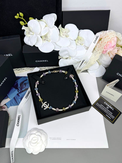 [Regal Gem]26C New Spring Collection Colorful Transparent Resin Necklace