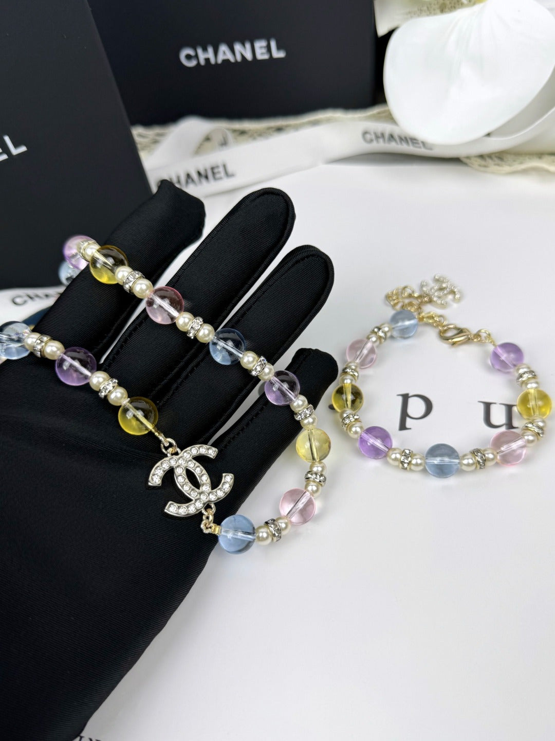 [Regal Gem]26C New Spring Collection Colorful Transparent Resin Necklace