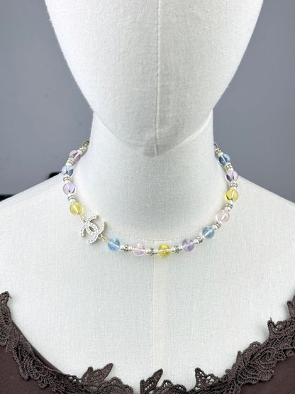 [Regal Gem]26C New Spring Collection Colorful Transparent Resin Necklace
