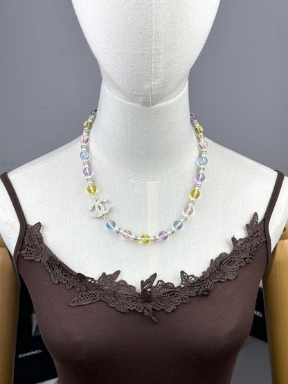[Regal Gem]26C New Spring Collection Colorful Transparent Resin Necklace
