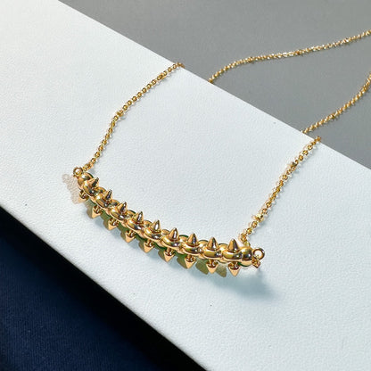 [Regal Gem]New Arrival: Green Bead Rivet Necklace
