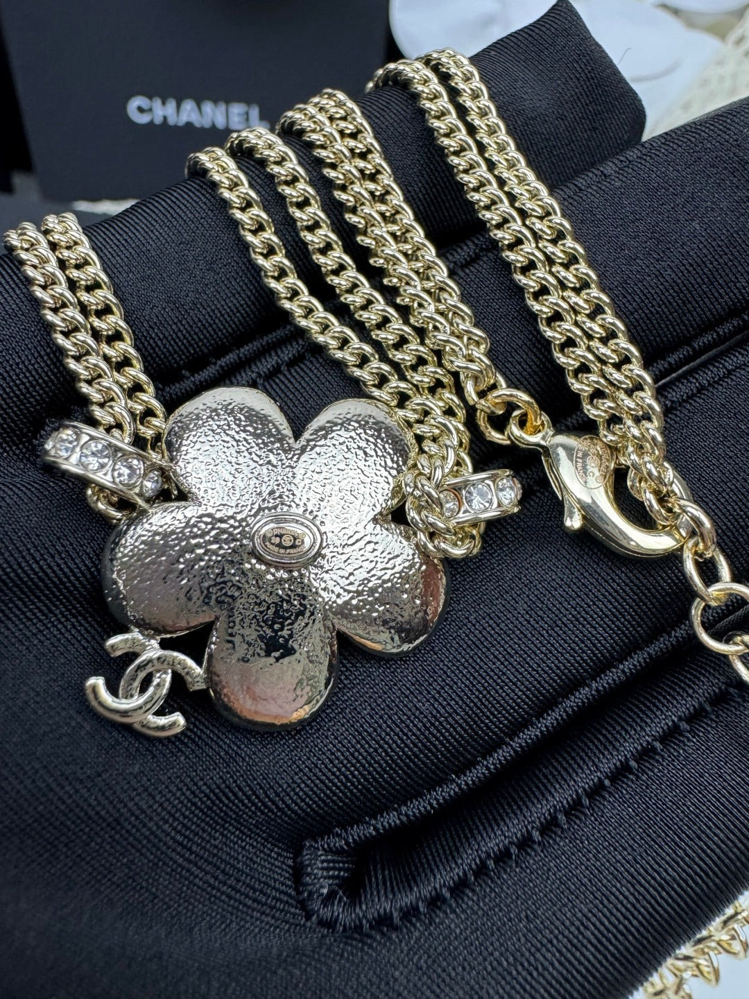 [Regal Gem]New Blue Floral Double-Layer Necklace