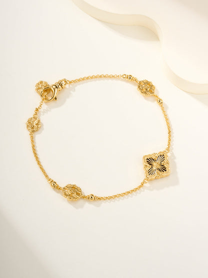 [Regal Gem]B.C.L ENAMELED One-Flower Bracelet£¨Various Colors)