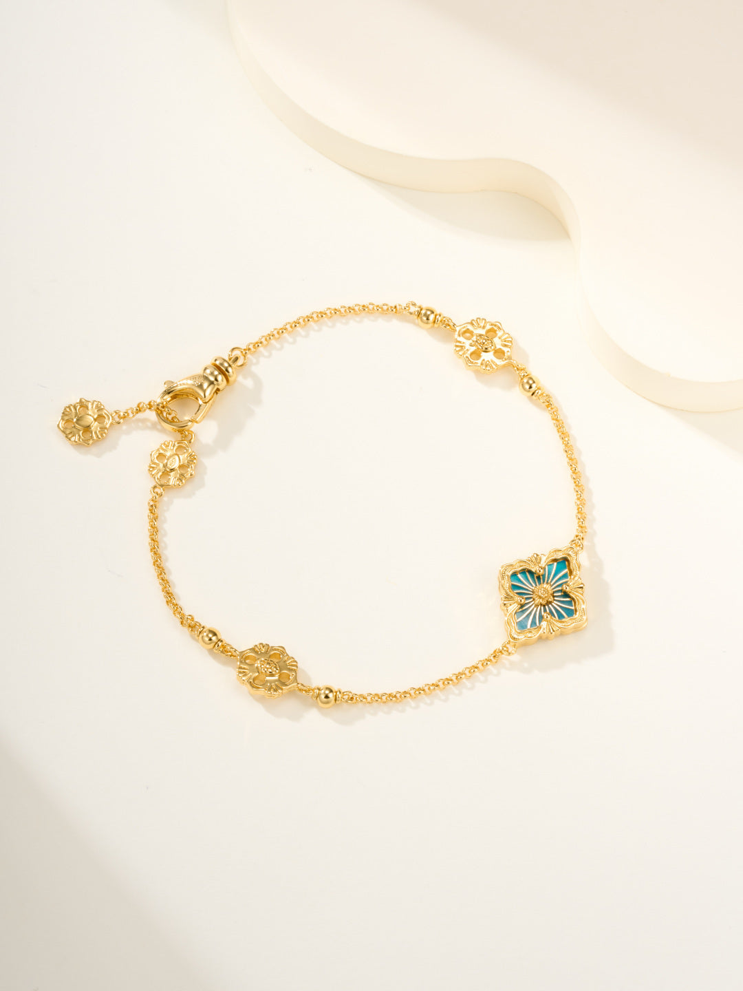 [Regal Gem]B.C.L ENAMELED One-Flower Bracelet£¨Various Colors)