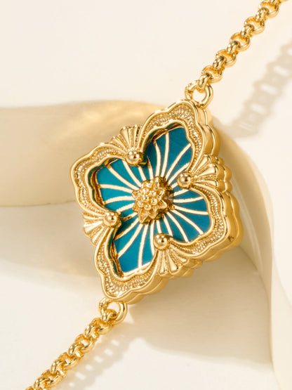 [Regal Gem]B.C.L ENAMELED One-Flower Bracelet£¨Various Colors)