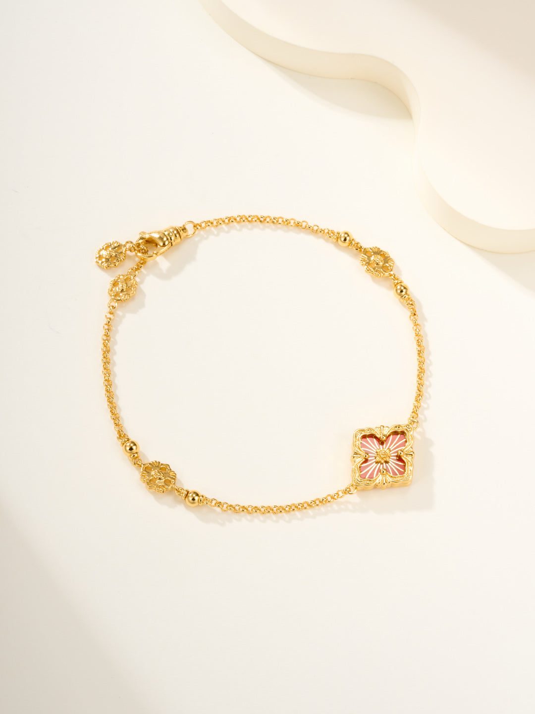 [Regal Gem]B.C.L ENAMELED One-Flower Bracelet£¨Various Colors)