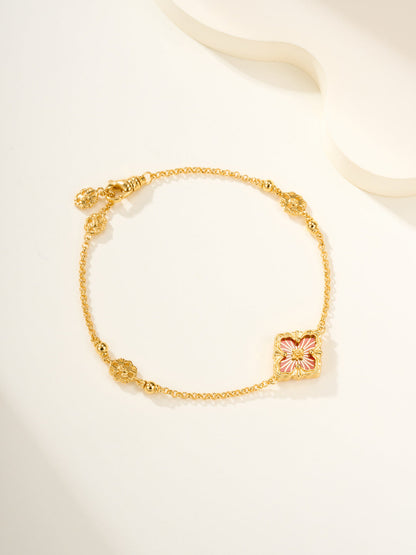 [Regal Gem]B.C.L ENAMELED One-Flower Bracelet£¨Various Colors)