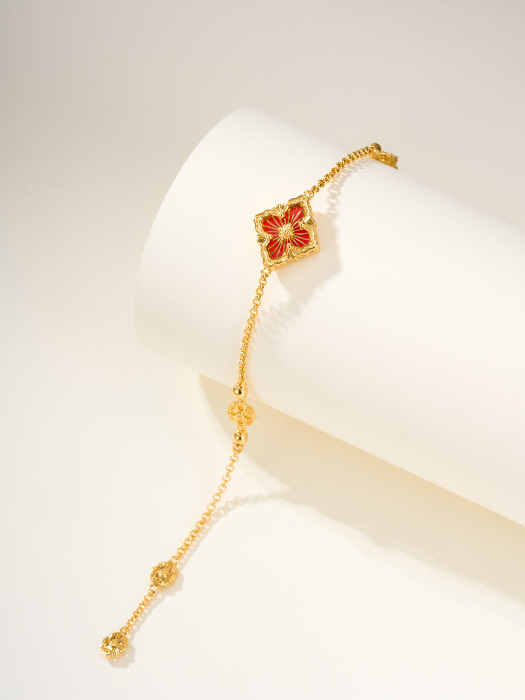 [Regal Gem]B.C.L ENAMELED One-Flower Bracelet£¨Various Colors)