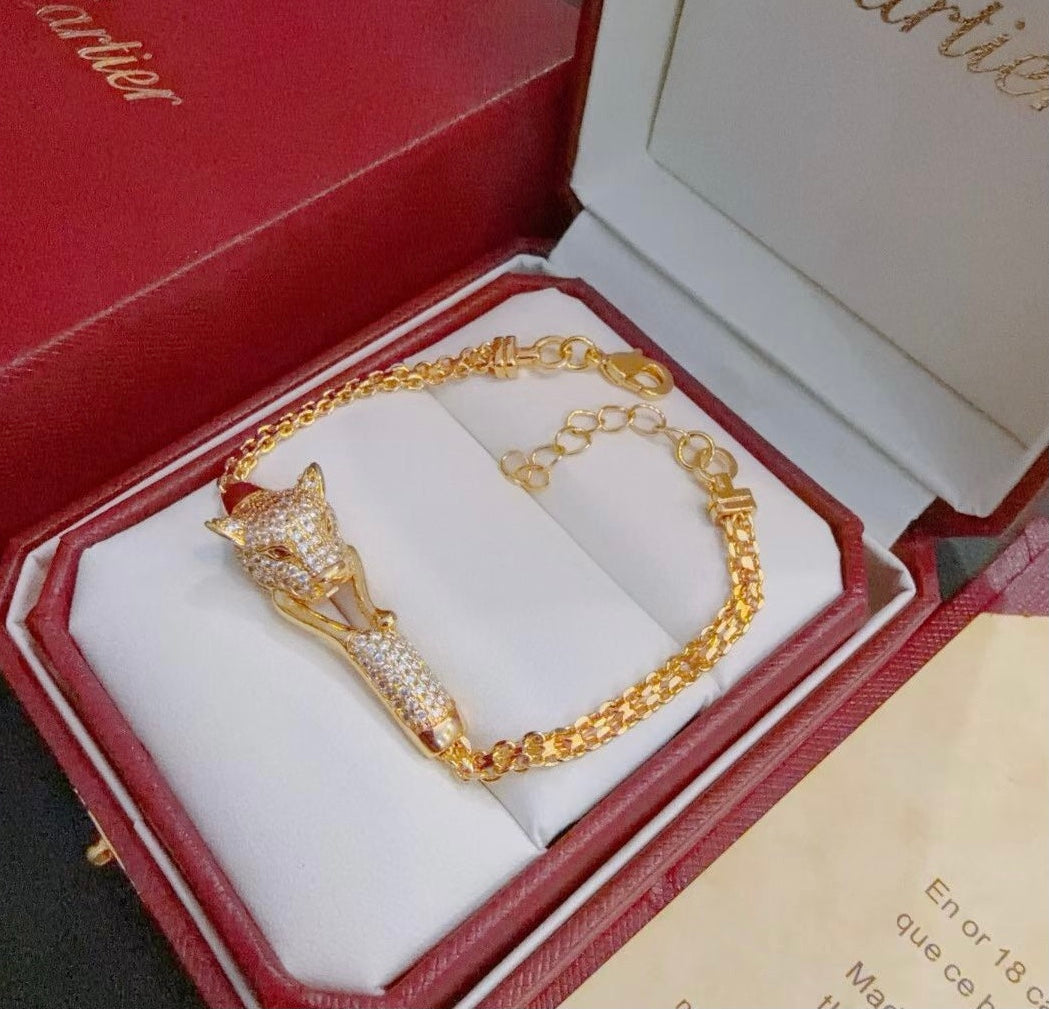 [Regal Gem Jewelry] PANTHERE  BRACELET DIAMONDS