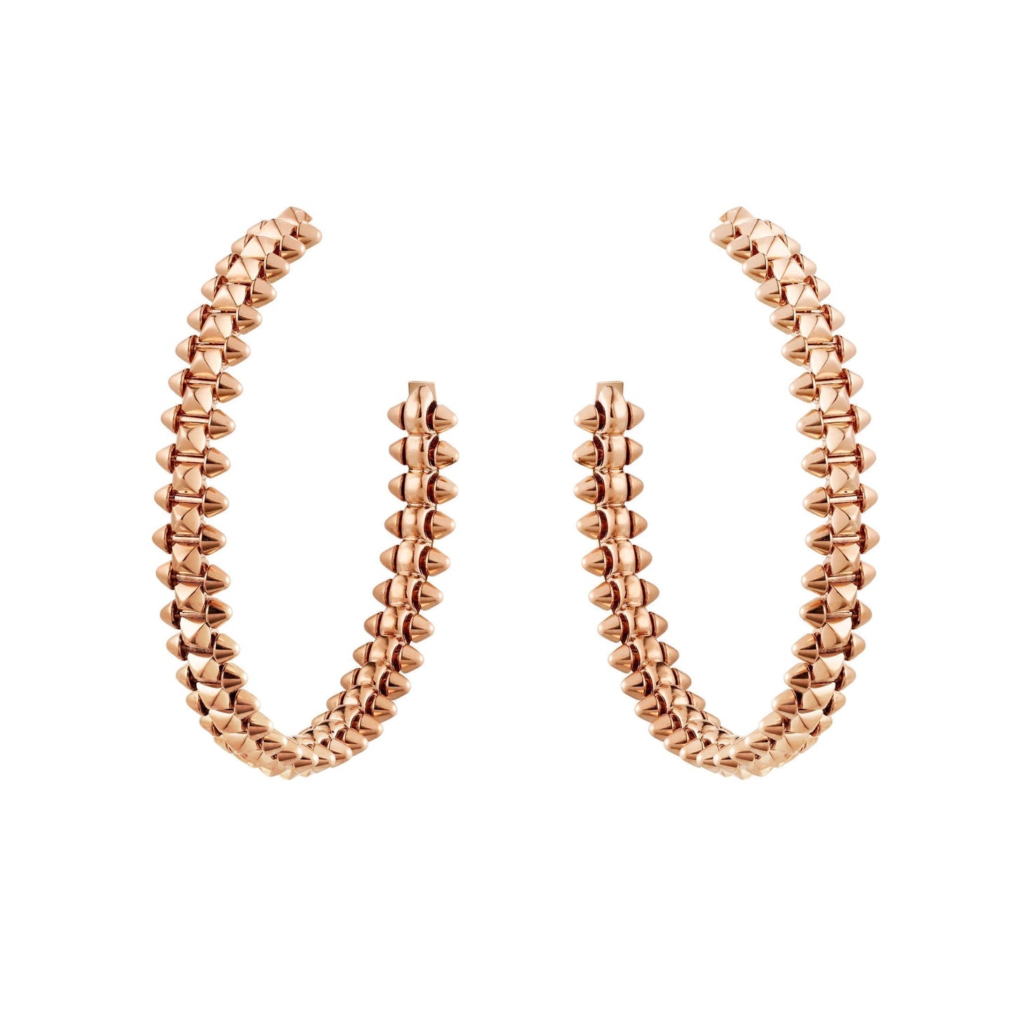 [Regal Gem]CLASH LARGE HOOP EARRINGS