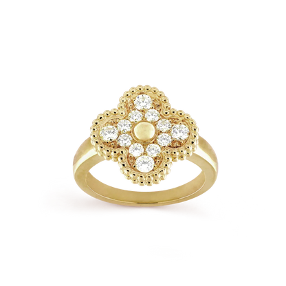 [Regal Gem]CLOVER DIAMOND RING