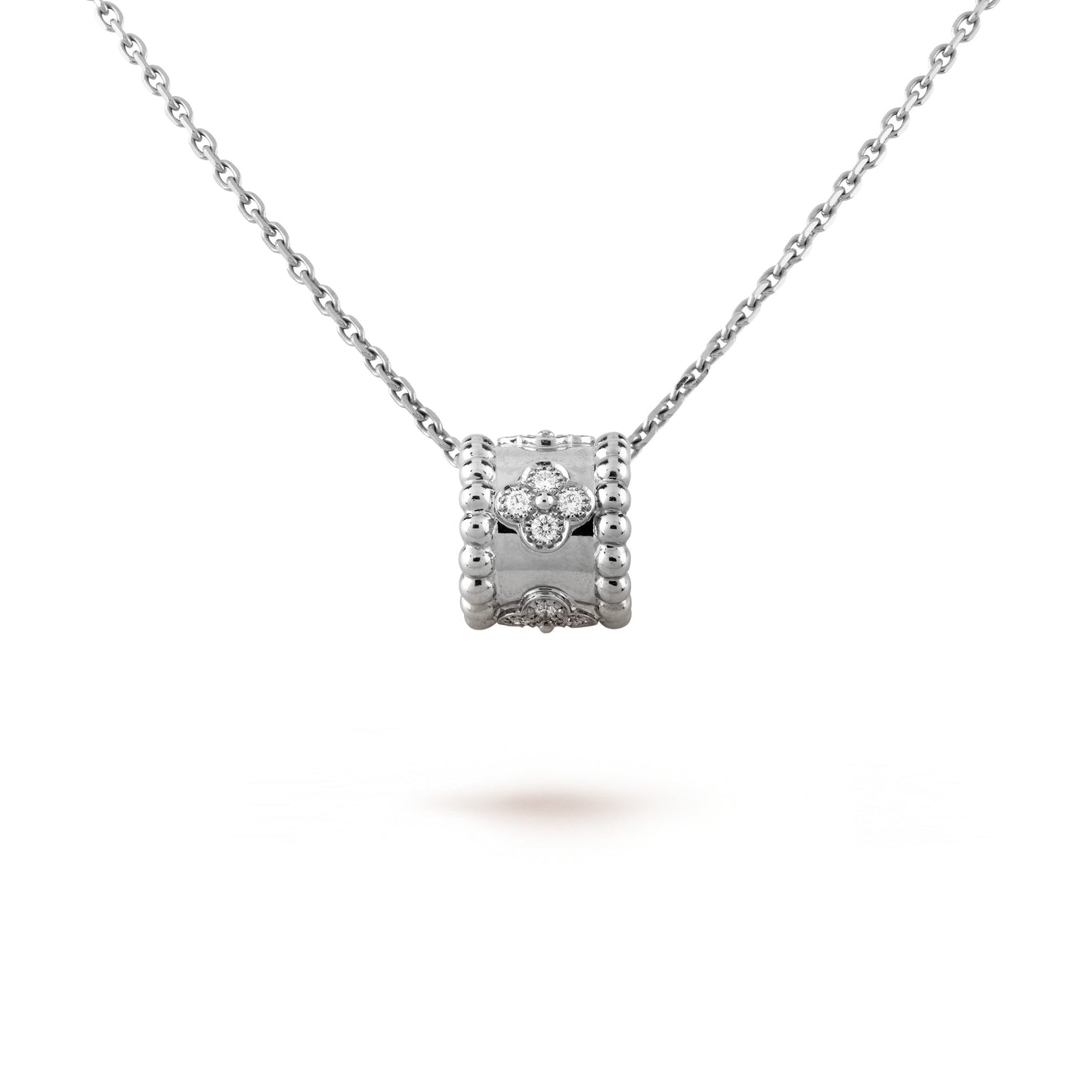 [Regal Gem]PERLEE PEDANT SIVLER DIAMOND NECKLACE