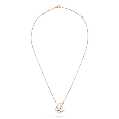 [Regal Gem]BUTTERFLY MOP DIAMOND NECKLACE
