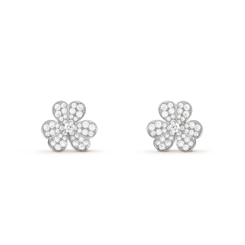 [Regal Gem]CLOVER COMOS DIAMOND EARRINGS SILVER