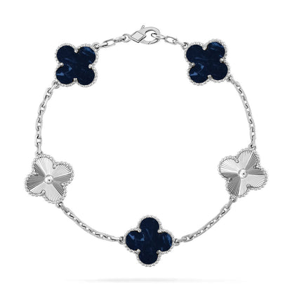 [Regal Gem]CLOVER 5 MOTIF PIETERSITE BRACELET COLLECTION