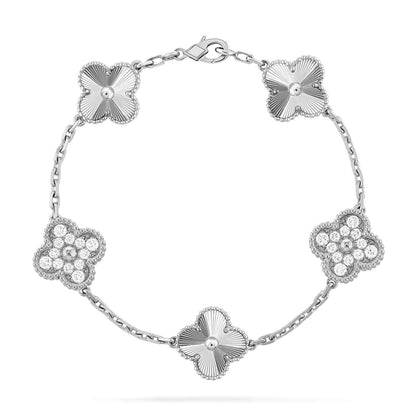 [Regal Gem] CLOVER 5 MOTIF LASER BRACELET COLLECTION
