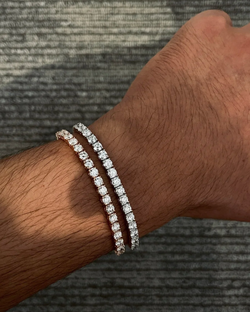 [Regal Gem]  CLASSIC BASEBALL BRACELAT, 52 DIAMOND