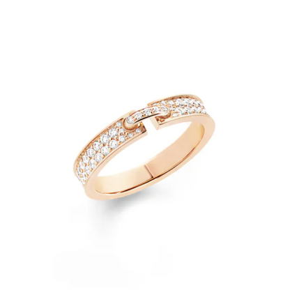[Regal Gem]ALLIANCE LIENS VIDENCE PAVED DIAMOND 4MM RING
